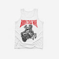 BORN THIS WAY WHITE TANK TOP